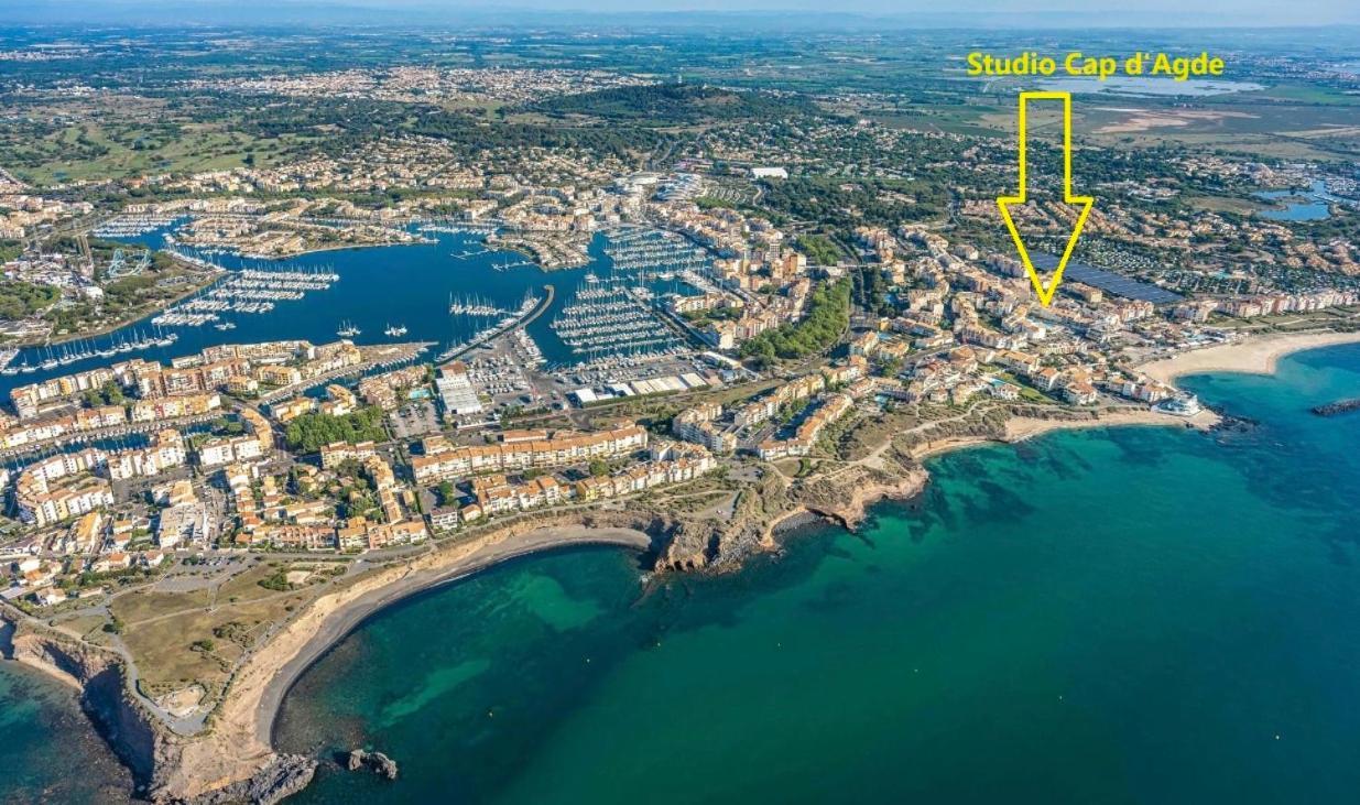 Joli Studio Proche Plage Du Mole Agde Eksteriør billede