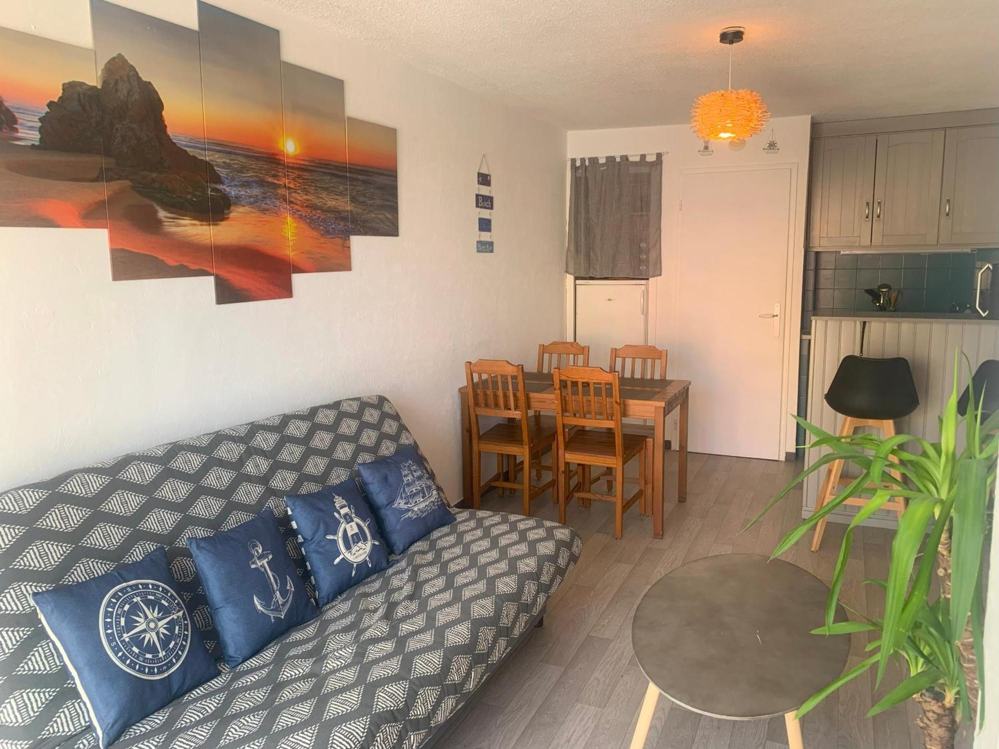 Joli Studio Proche Plage Du Mole Agde Eksteriør billede